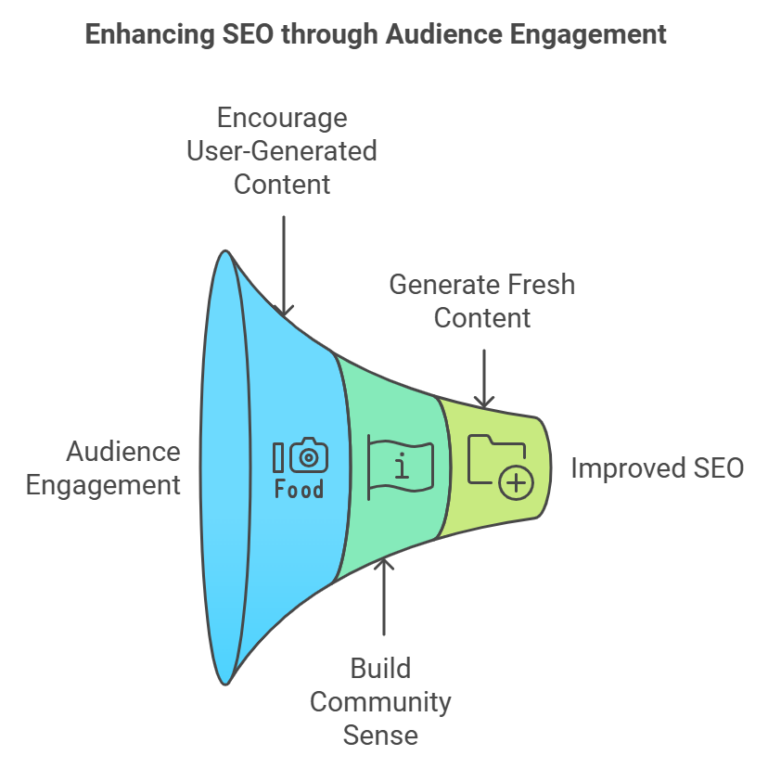 Enhancing SEO through audience engagement